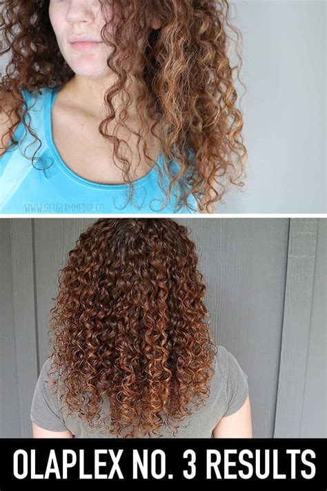 olaplex 3 curly hair before and after